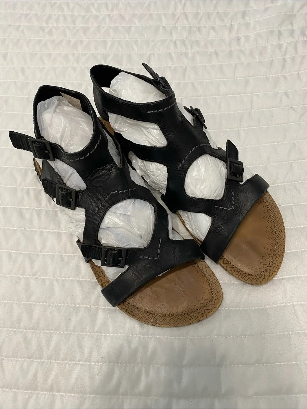 Merrell Whisper Buckle Gladiator Black Sandals Women’s Size 6